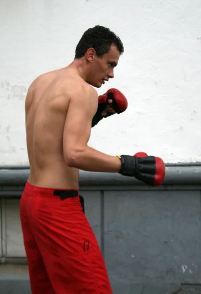 Hombre de boxeo — Foto de Stock