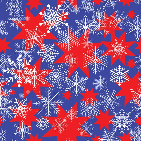 Noël sans couture. vecteur. (CMJN ) — Image vectorielle