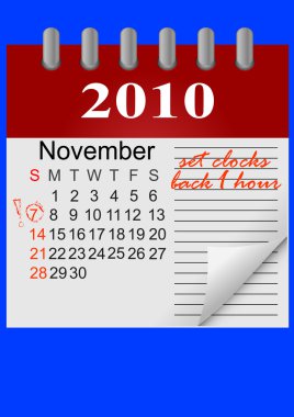 Daylight saving time ends. vector. clipart