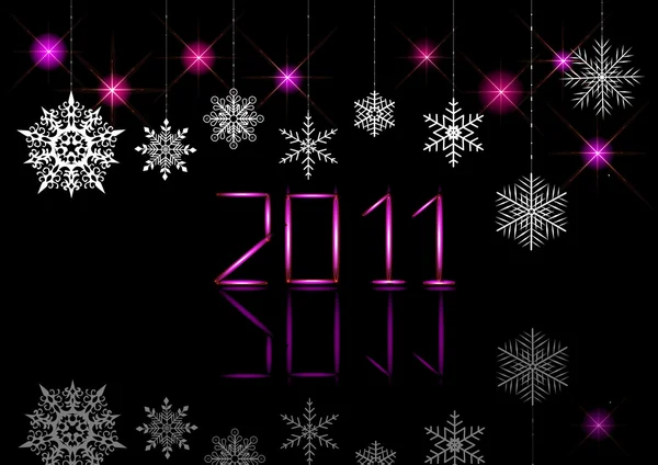 Año Nuevo 2011. Eps10 . — Vector de stock