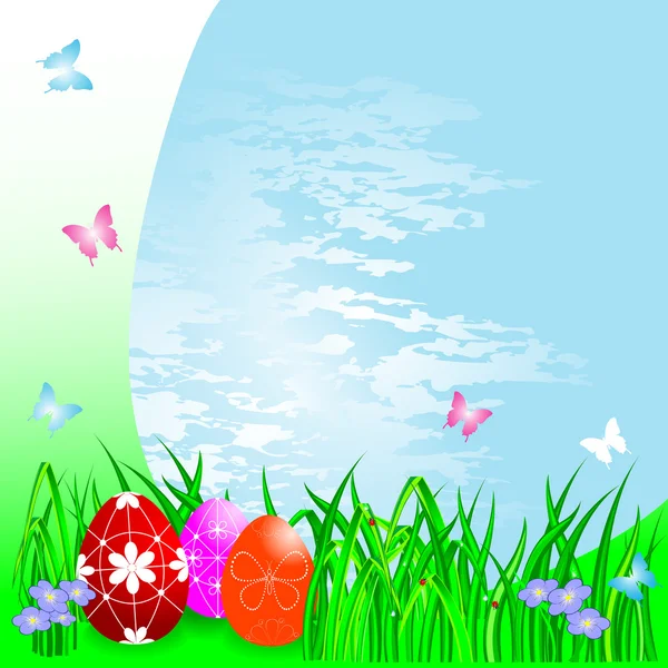 Carte de Pâques . — Image vectorielle