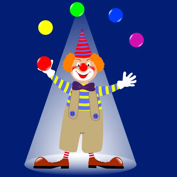 Clown clown. — Image vectorielle