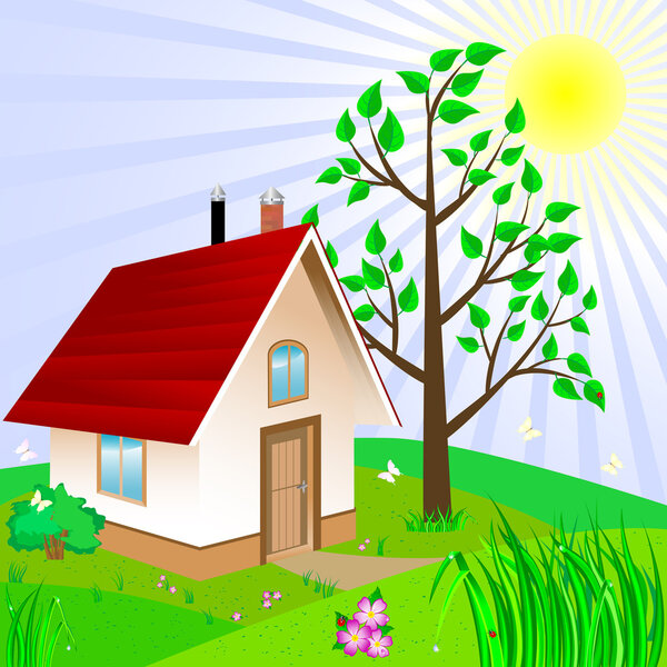 Маленький дом.