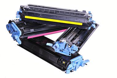 Printer toner cartridges clipart