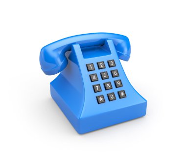 Retro telephone clipart