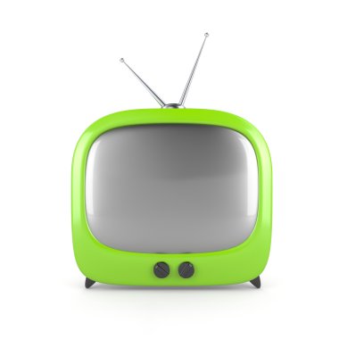 Stylish retro TV clipart