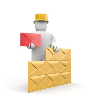 Mail service clipart