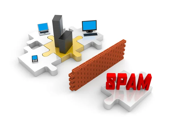 Spam koruması — Stok fotoğraf