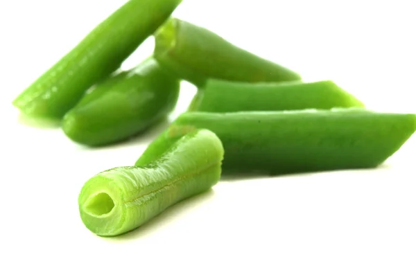 Green bean pods detail — Stock Photo, Image