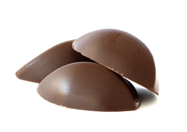 Tmavé čokoládové sladkosti — Stock fotografie