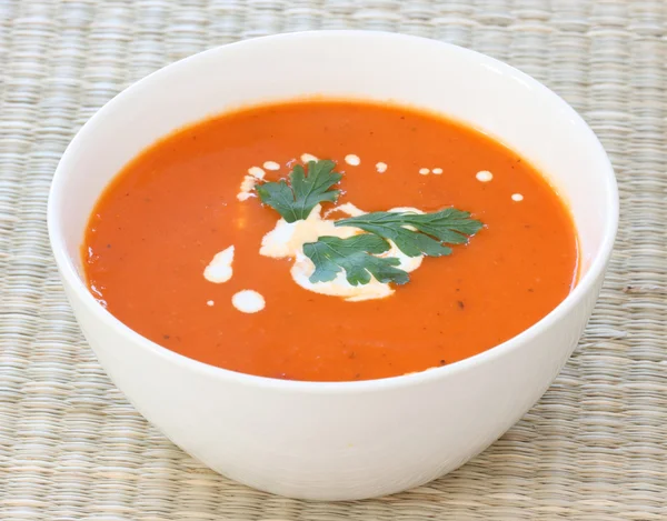 Sopa de tomate Imagen de archivo