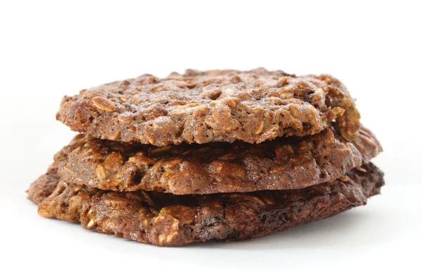 Brown oatmeal cookies — Stock Photo, Image