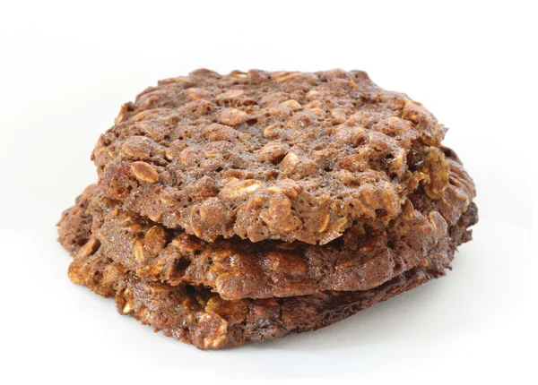 Brown oatmeal cookies — Stock Photo, Image