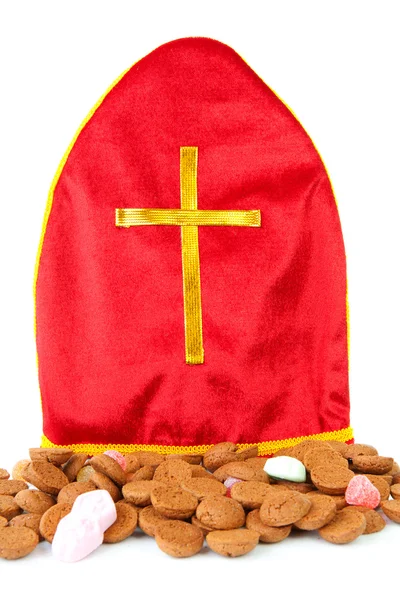 Mitri noti come mijter di Sinterklaas e pepernoten — Foto Stock