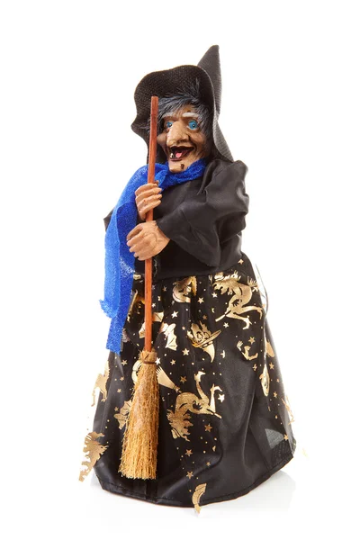 Witch doll for halloween — Stock Photo, Image