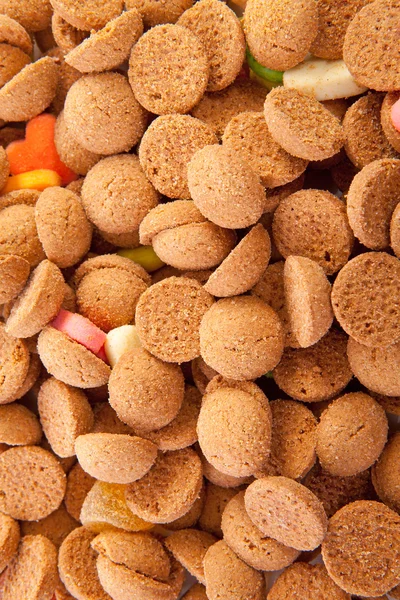 Φόντο τυπικό ολλανδικό γλυκά: pepernoten (ginger nuts) — Φωτογραφία Αρχείου