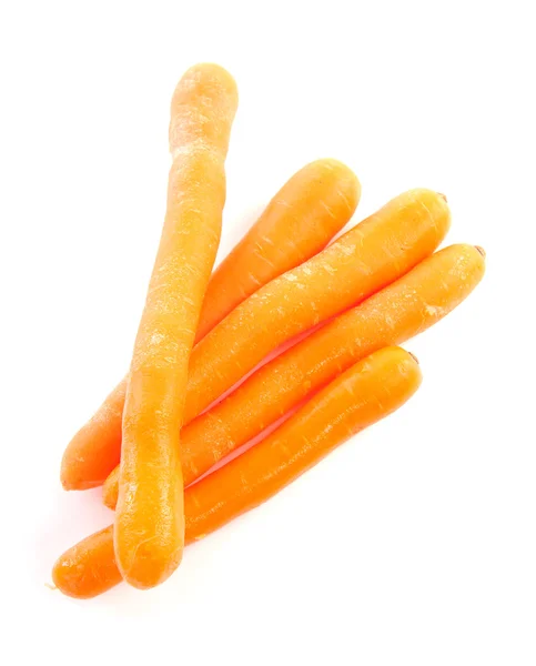 Stapel van verse wortelen — Stockfoto
