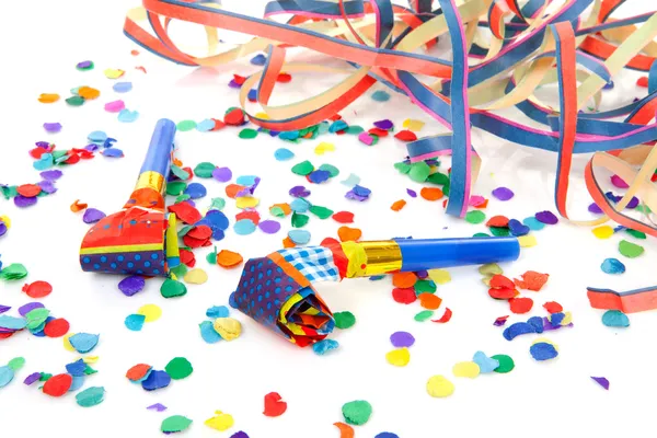 Colorful party attributes — Stock Photo, Image