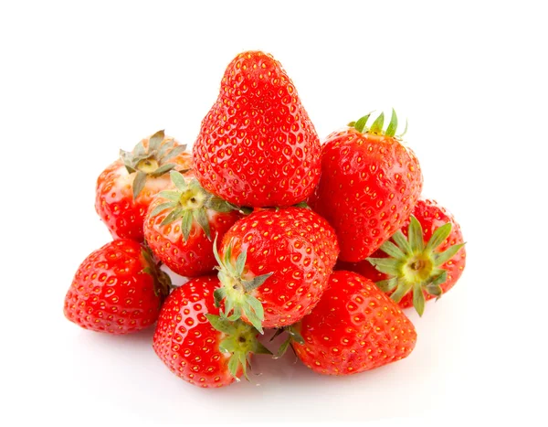 Haufen frischer Erdbeeren — Stockfoto