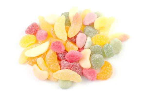 Mucchio di caramelle zuccherate colorate — Foto Stock