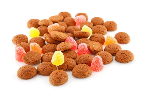 Tipikus holland édességek: pepernoten — Stock Fotó