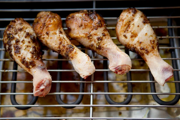 Chicken meat on the barbecue — Stock Photo, Image