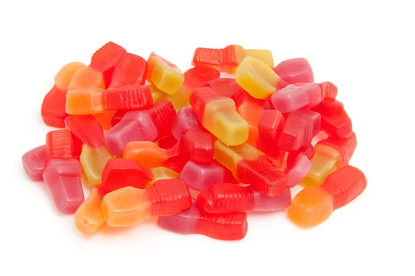 Mucchio di caramelle colorate dolci — Foto Stock