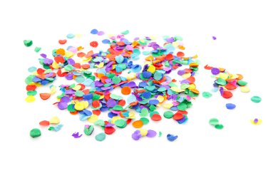Colorful confetti clipart