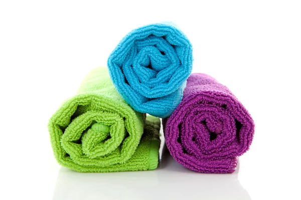 수건을 다채로운 — 스톡 사진