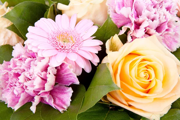 Bouquet Belles Fleurs Gros Plan — Photo