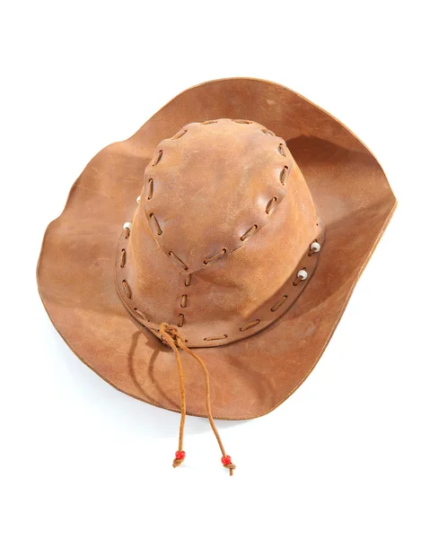 Brown Western Hat White Background — Stock Photo, Image