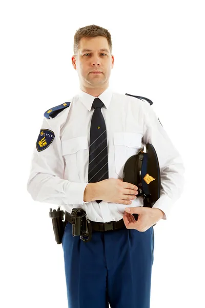 Офицер полиции Нидерландов — стоковое фото