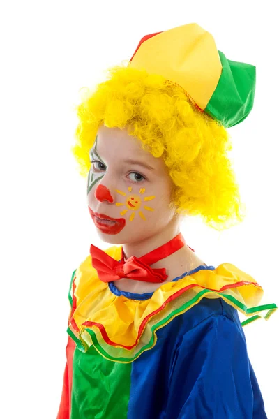 Lite ledsen clown — Stockfoto