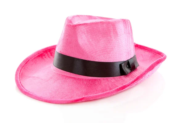 粉红色黑手党的帽子 — 图库照片