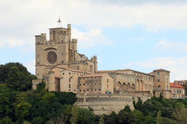 Basilique St-Nazaire in Beziers France clipart