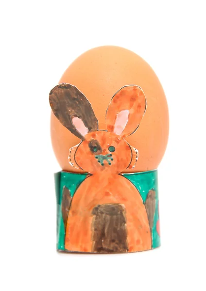 Porta huevos de Pascua hecho por niños — Foto de Stock