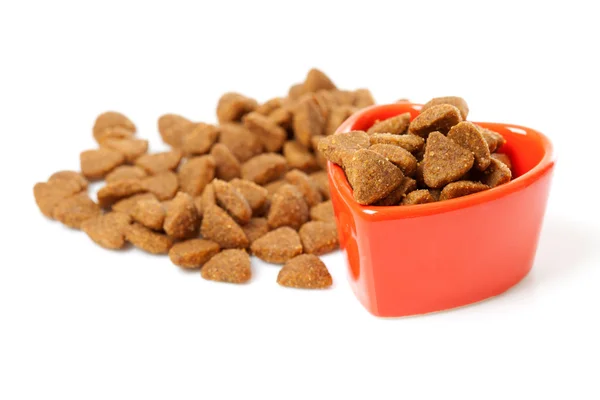 Pile of dry cat food — Stock Photo, Image