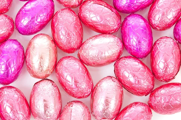Παρασκήνιο του ροζ Πασχαλινά αυγά — Φωτογραφία Αρχείου