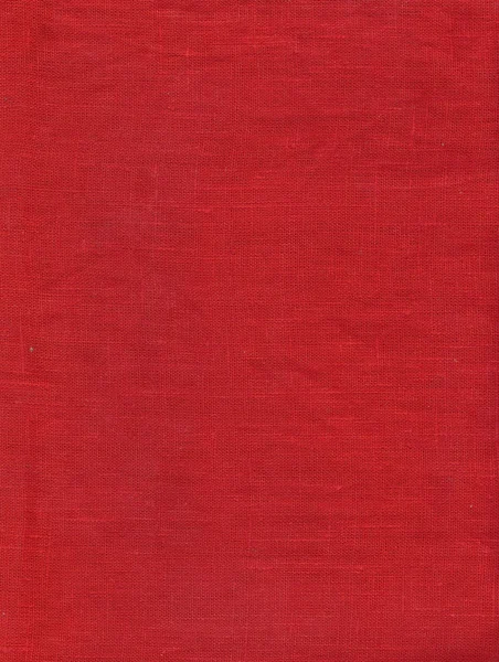 Textura de linho vermelho — Fotografia de Stock