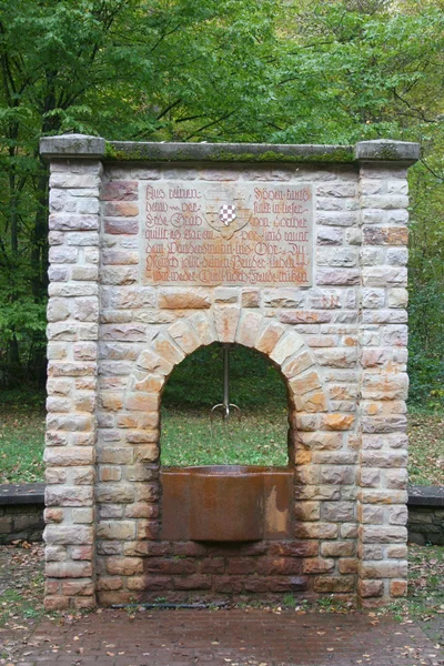 Wells Iron Containing Water Oberhambach Alemanha — Fotografia de Stock