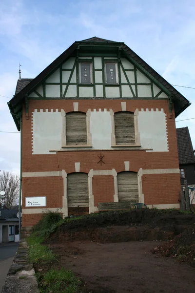 Fachwerkhaus Casa de meia-madeira — Fotografia de Stock