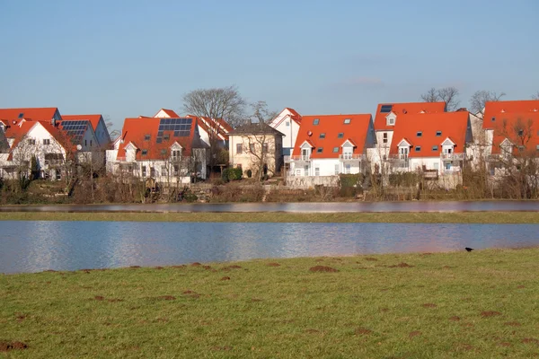 Ocak 2011 yılında fotoğraflandı hessen, Almanya, sel