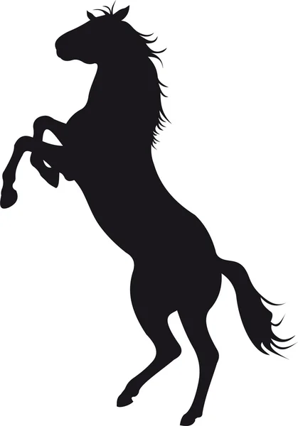 Horse silhouette vector — Stock Vector
