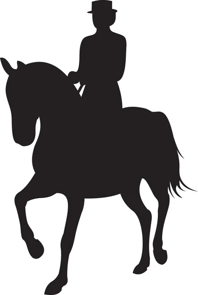 Вектор силуэта лошади — стоковый вектор