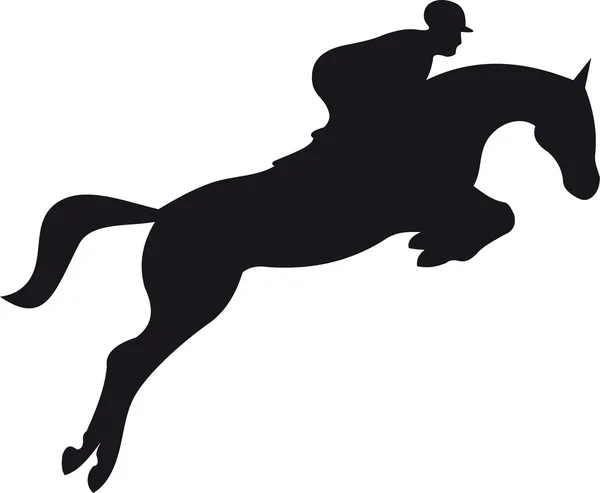 Vetor silhueta de cavalo — Vetor de Stock
