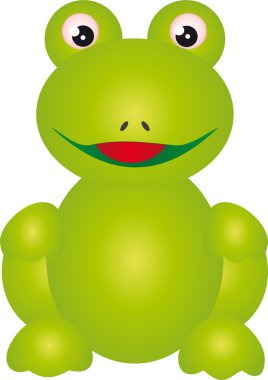 Frog vector clipart