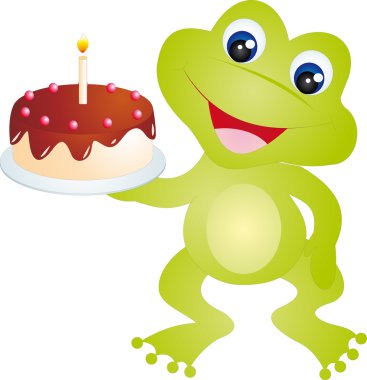 Frog vector clipart