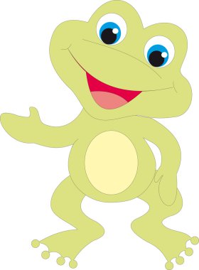 Frog vector clipart