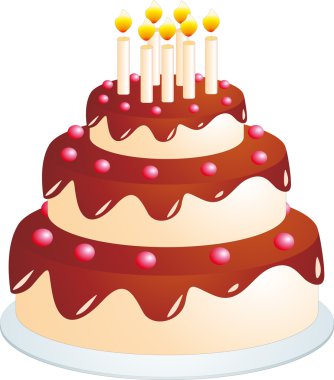 Cake vector clipart