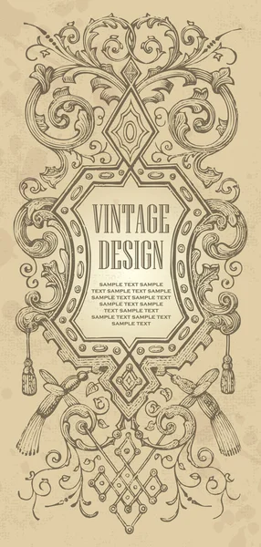 Vintage-Rahmendesign (Vektor) Vektorgrafiken